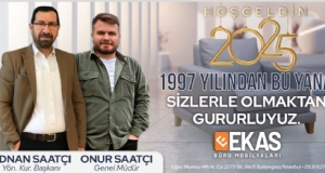 EKAS MOBİLYA MUTLU YILLAR DİLER