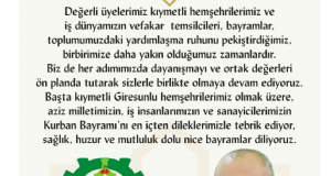 GİRİBDEN BAYRAM MESAJI