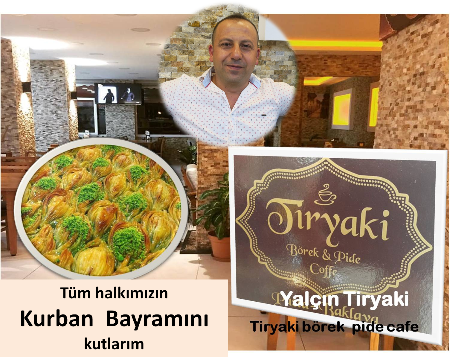 Yalçın Tiryaki tüm halkın bayramını kutladı