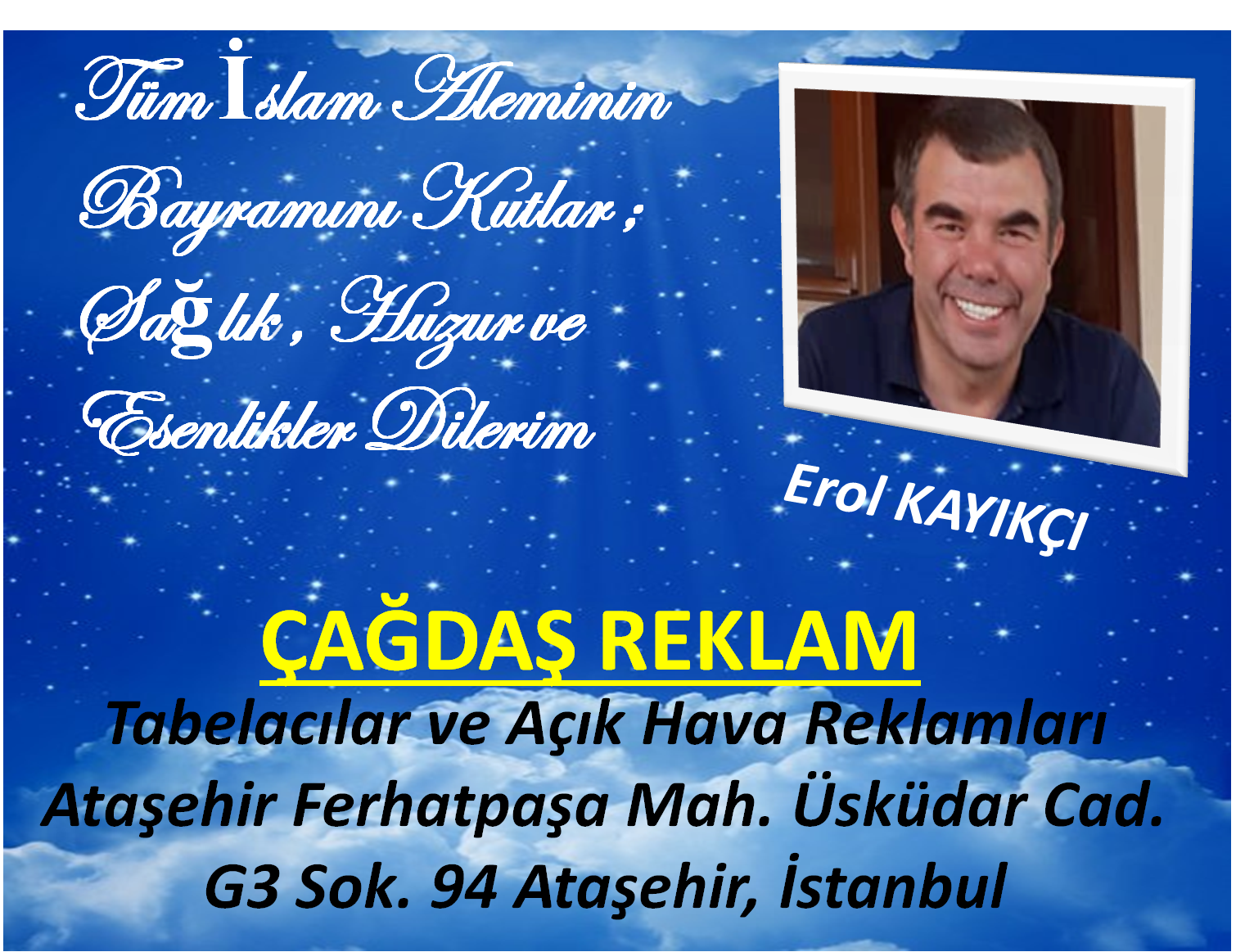Çağdaş Reklam Tüm Halkın Kurban Bayramını Kutlar