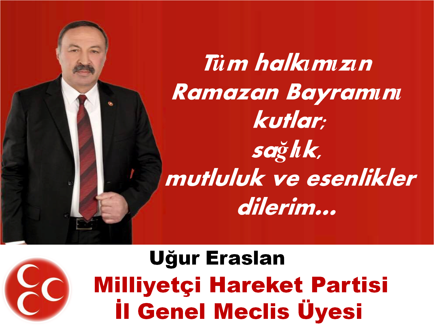 Giresun İl Genel Meclis Üyesi Eraslan Bayram Mesajı Yayınladı