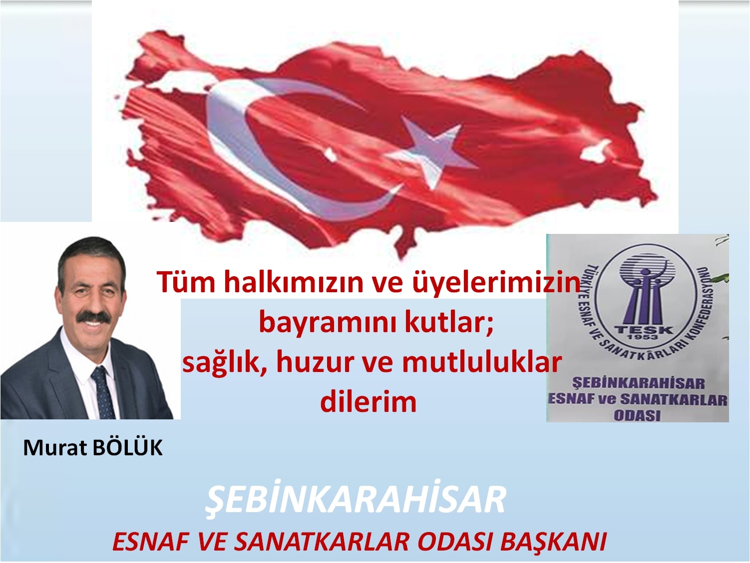 Başkan Murat Bölük  Halkın Bayramını Kutladı