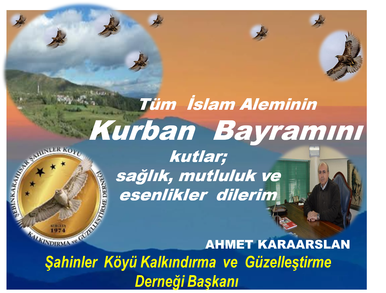 Dernek Başkanı Karaarslan  Bayram mesajı Yayınladı