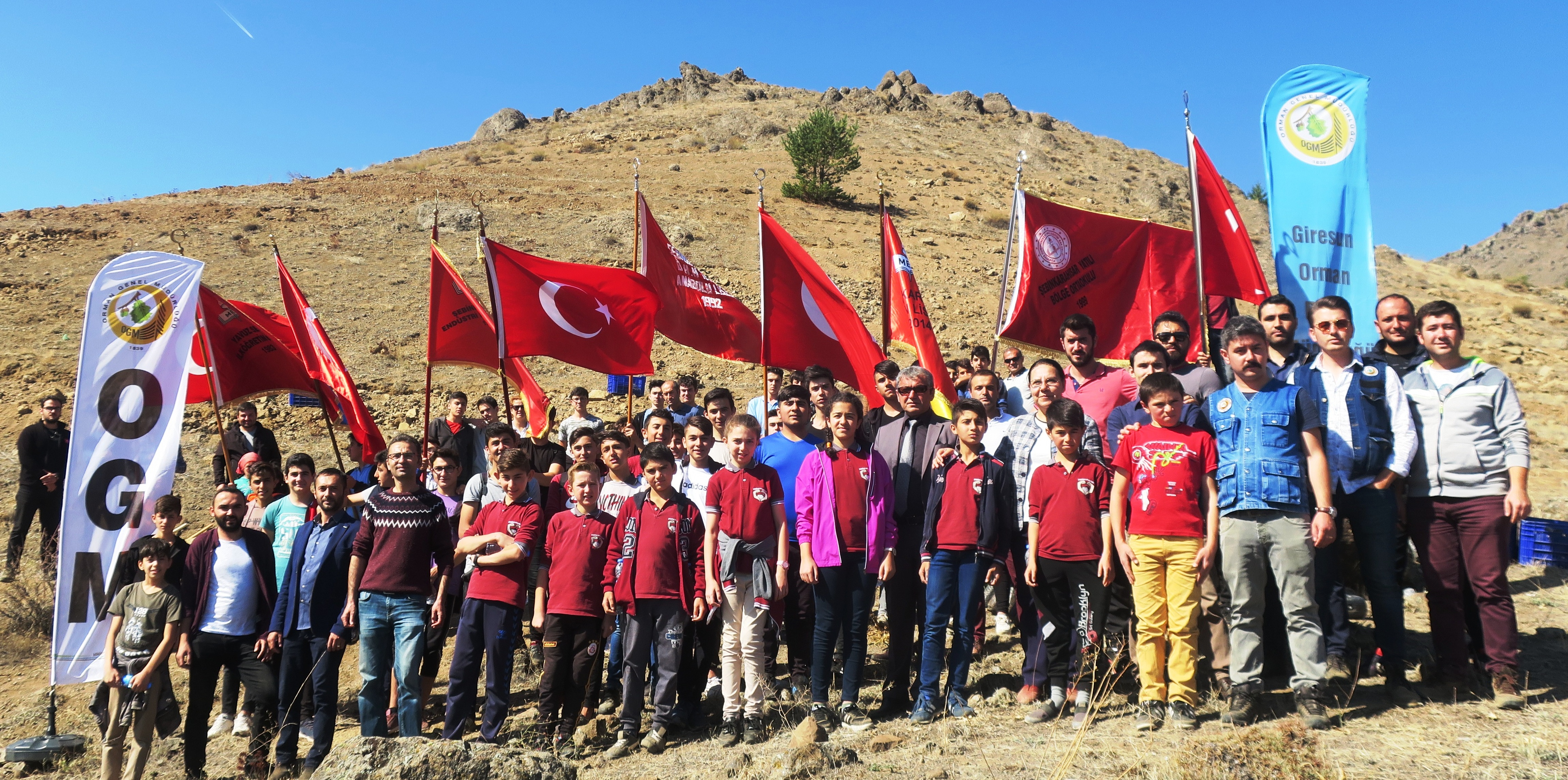 Şebinkarahisar da 5 bin Fidan Toprakla Buluştu