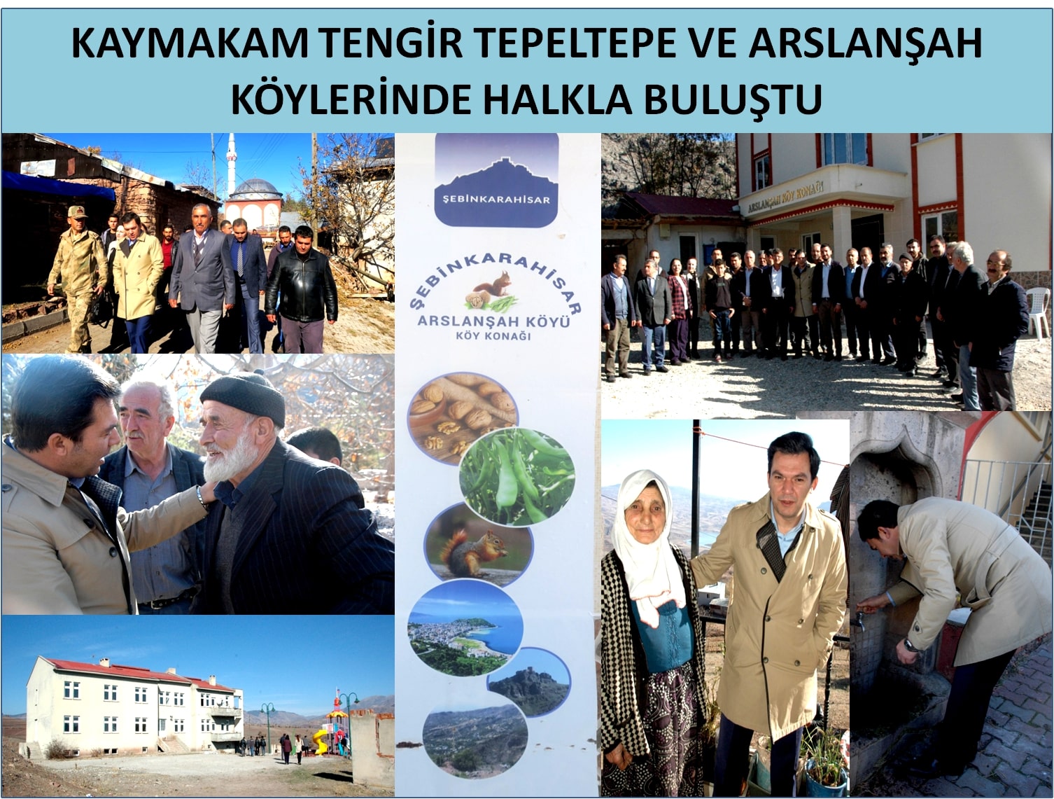 Kaymakam Tengir Tepeltepe ve Arslanşah köylerini ziyaret etti