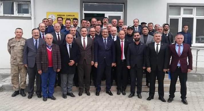 Vali Sarıfakıoğulları Çamoluk ilçesini Ziyaret Etti