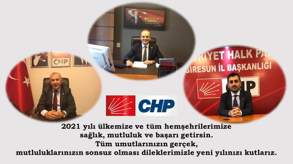 CHP Giresun Millet Vekili Necati Tığlı Yeni Yıl mesajı yayınladı