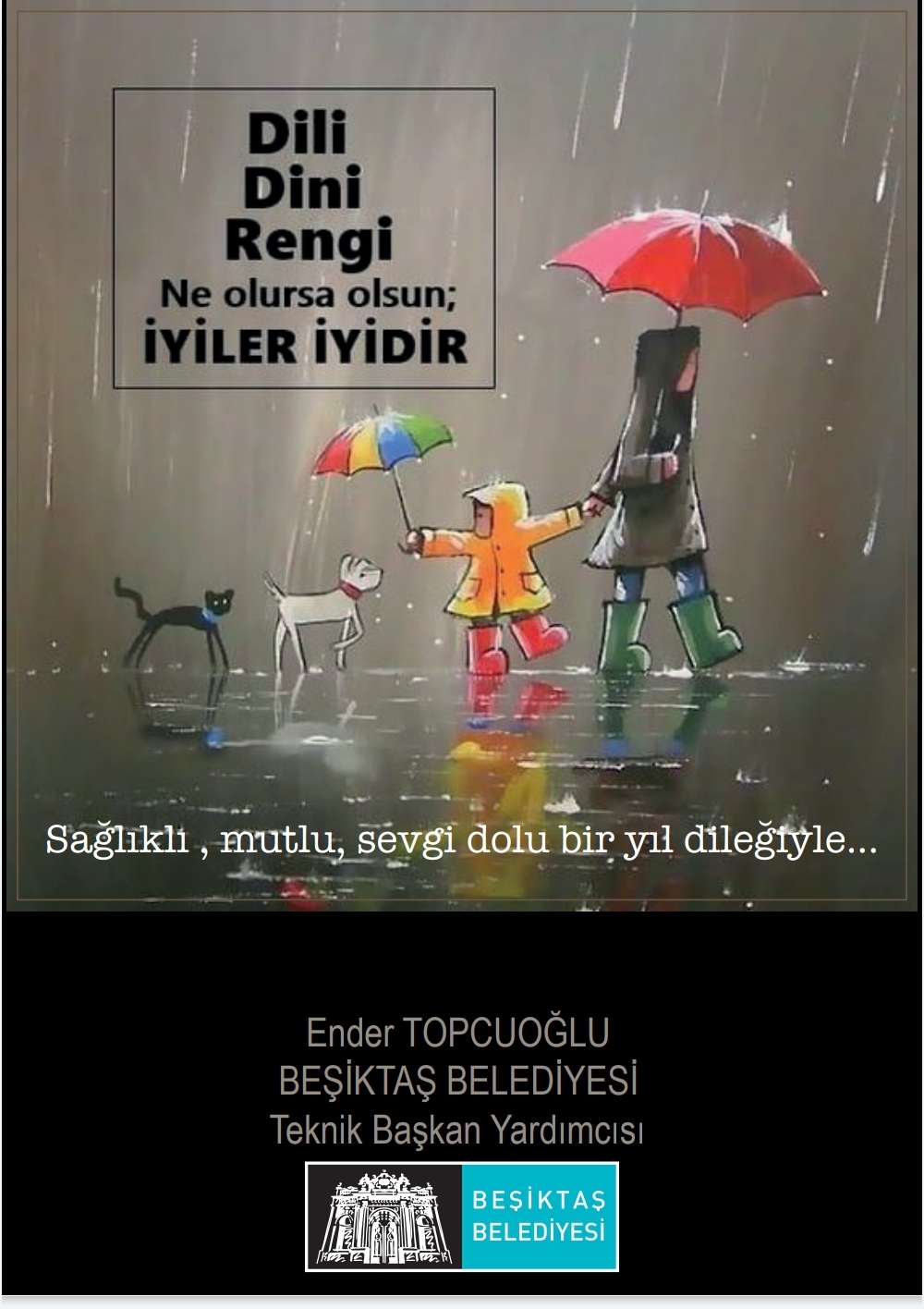 Başkan Yardımcısı Ender Topçuoğlu yeni Yıl mesajı yayınladı