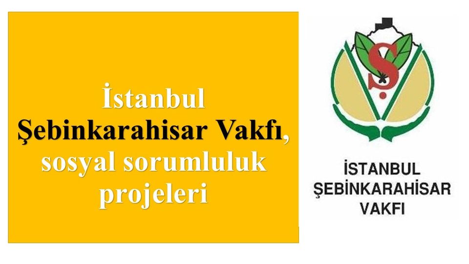 İstanbul Şebinkarahisar Vakfı Eğitimde Sosyal Sorumluluk Projesinde Fark Yarattı