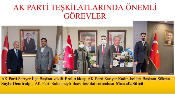 Ak Parti Teşkilatında Önemli Görevler