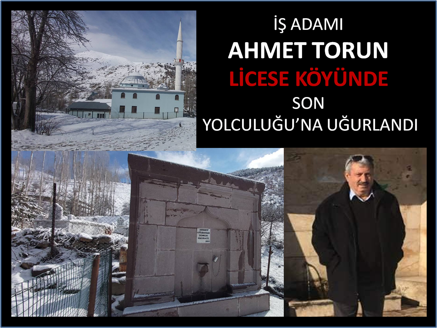 İş Adamı Ahmet Torun Son Yolculuğuna Uğurlandı