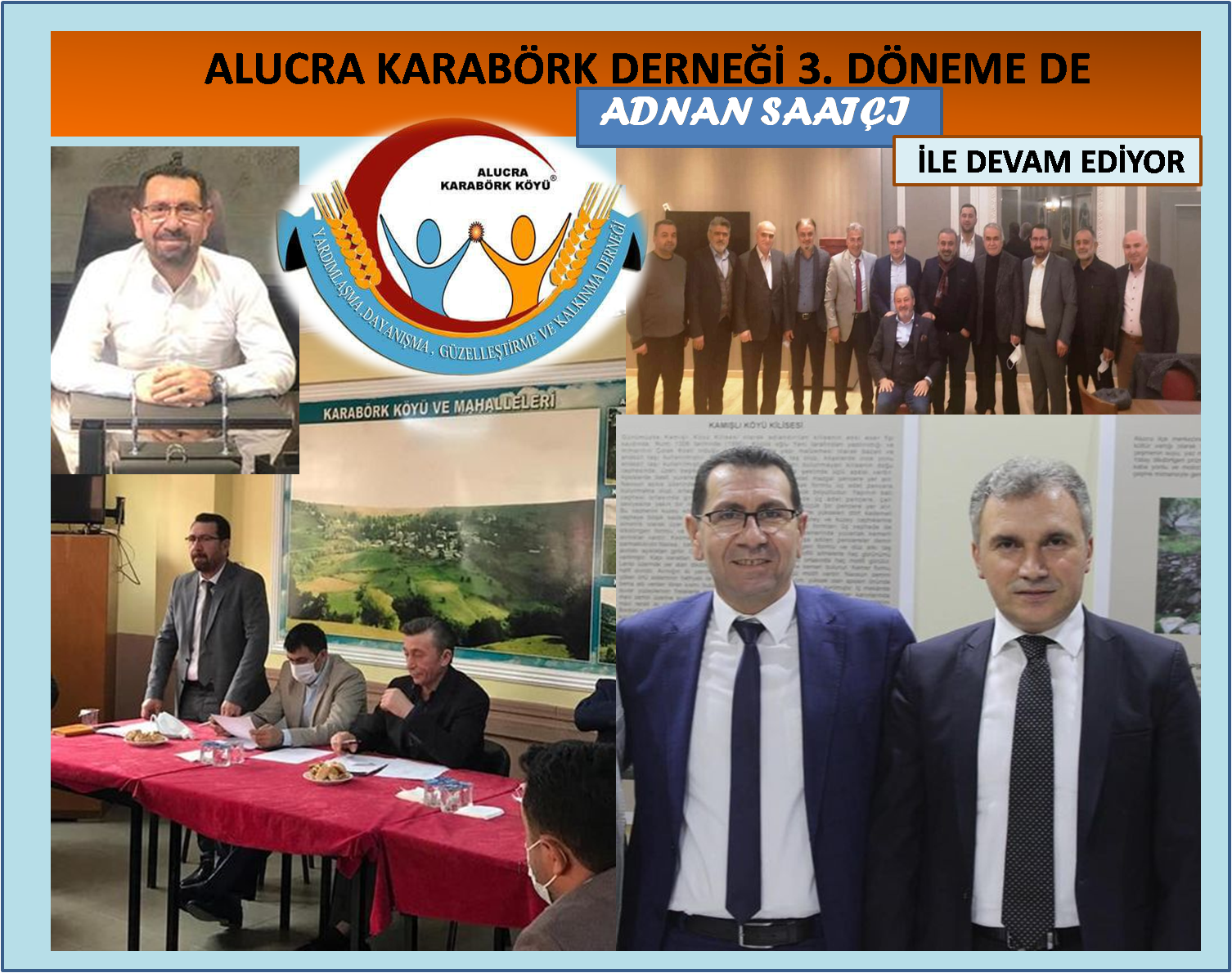 ALUCRA KARABÖRK DERNEĞİ SAATÇI İLE DEVAM EDİYOR