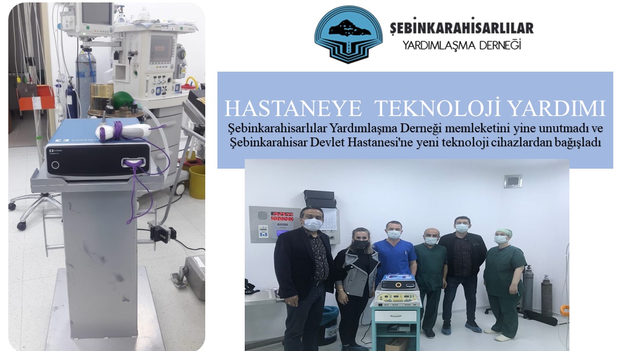 Dernekten Hastaneye Teknoloji Desteği