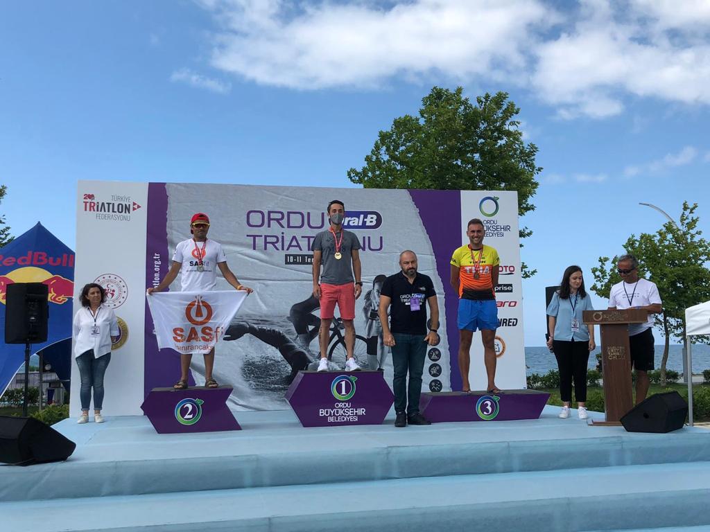 Ordu da Düzenlenen Triatlon Yarışmasında Şebinkarahisarlı  Can Kaynak Dereceye Girdi