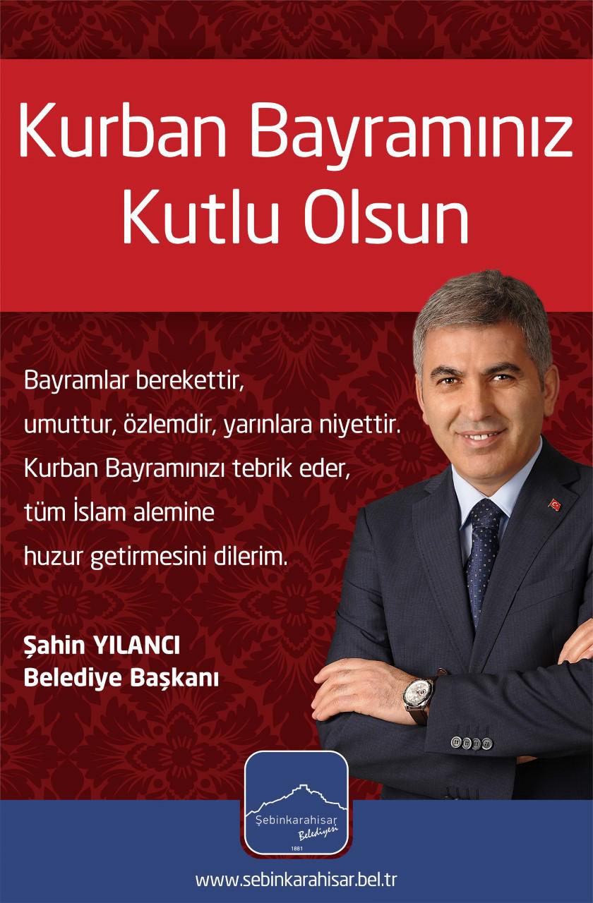 Başkan Şahin Yılancı Kurban Bayramı Mesajı Yayınladı