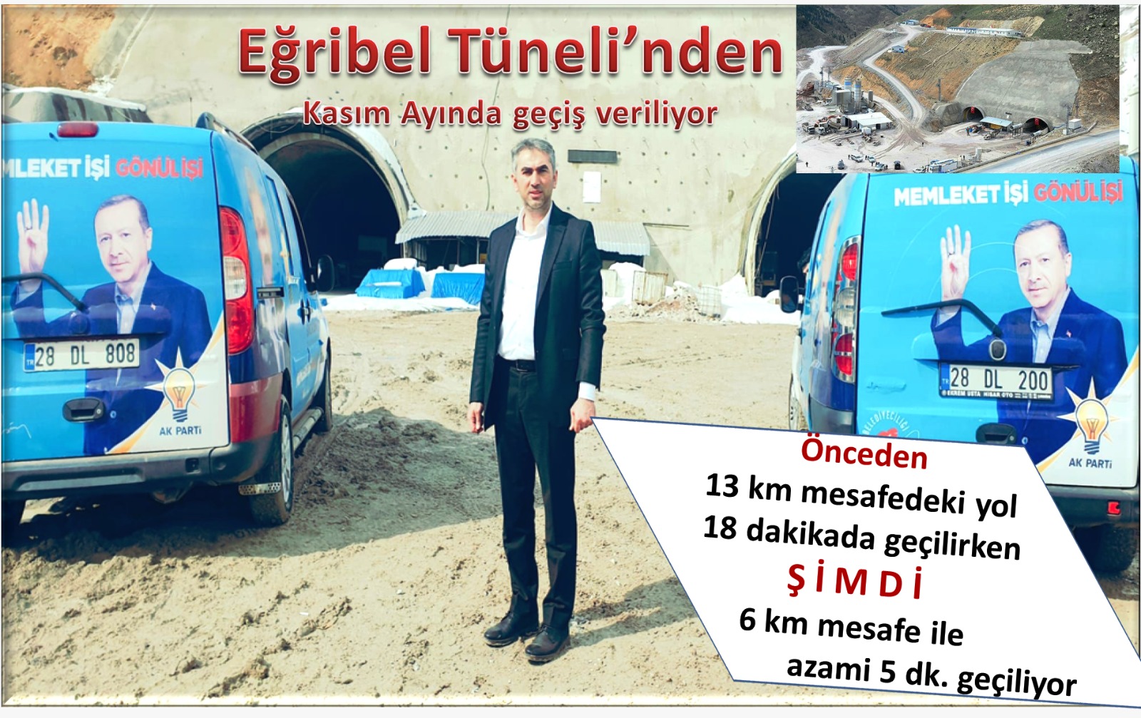 Eğribel Tünelinde Sona Yaklaşılıyor