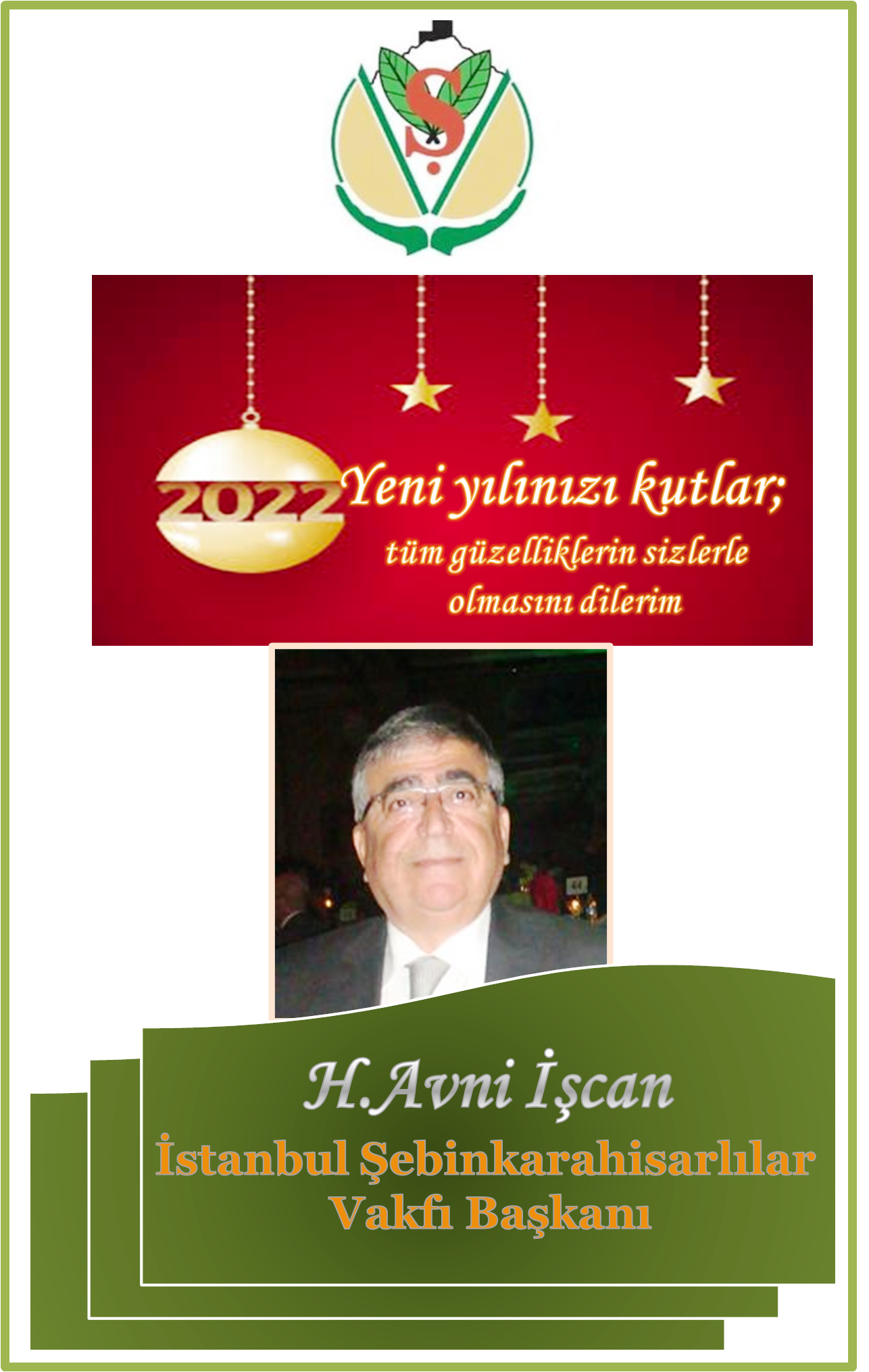 Vakıf Başkanı Anvi İşcan Yeni Yıl Mesajı Yayınladı