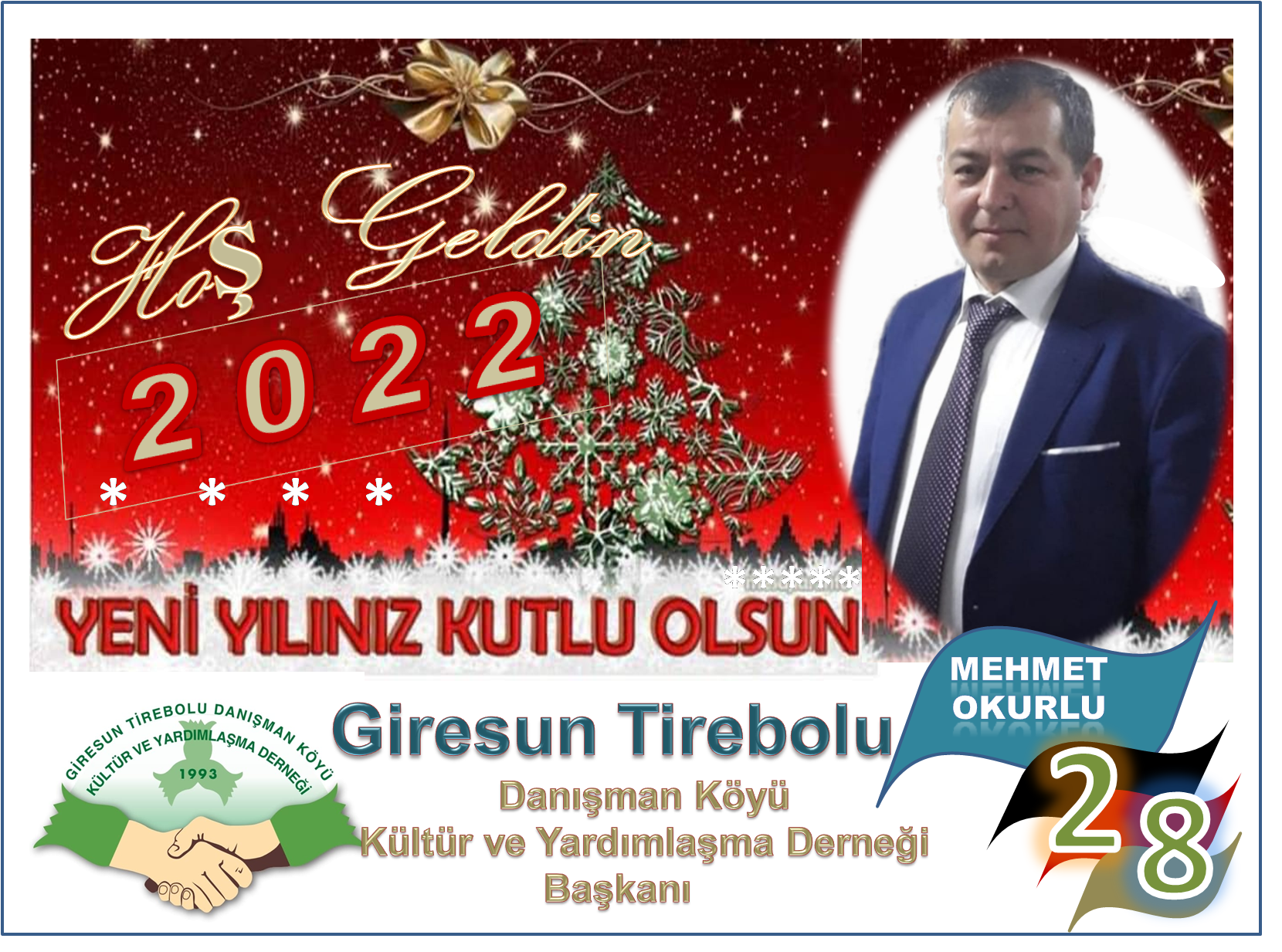Başkan Mehmet Okurlu Yeni Yıl Mesajı Yayınladı