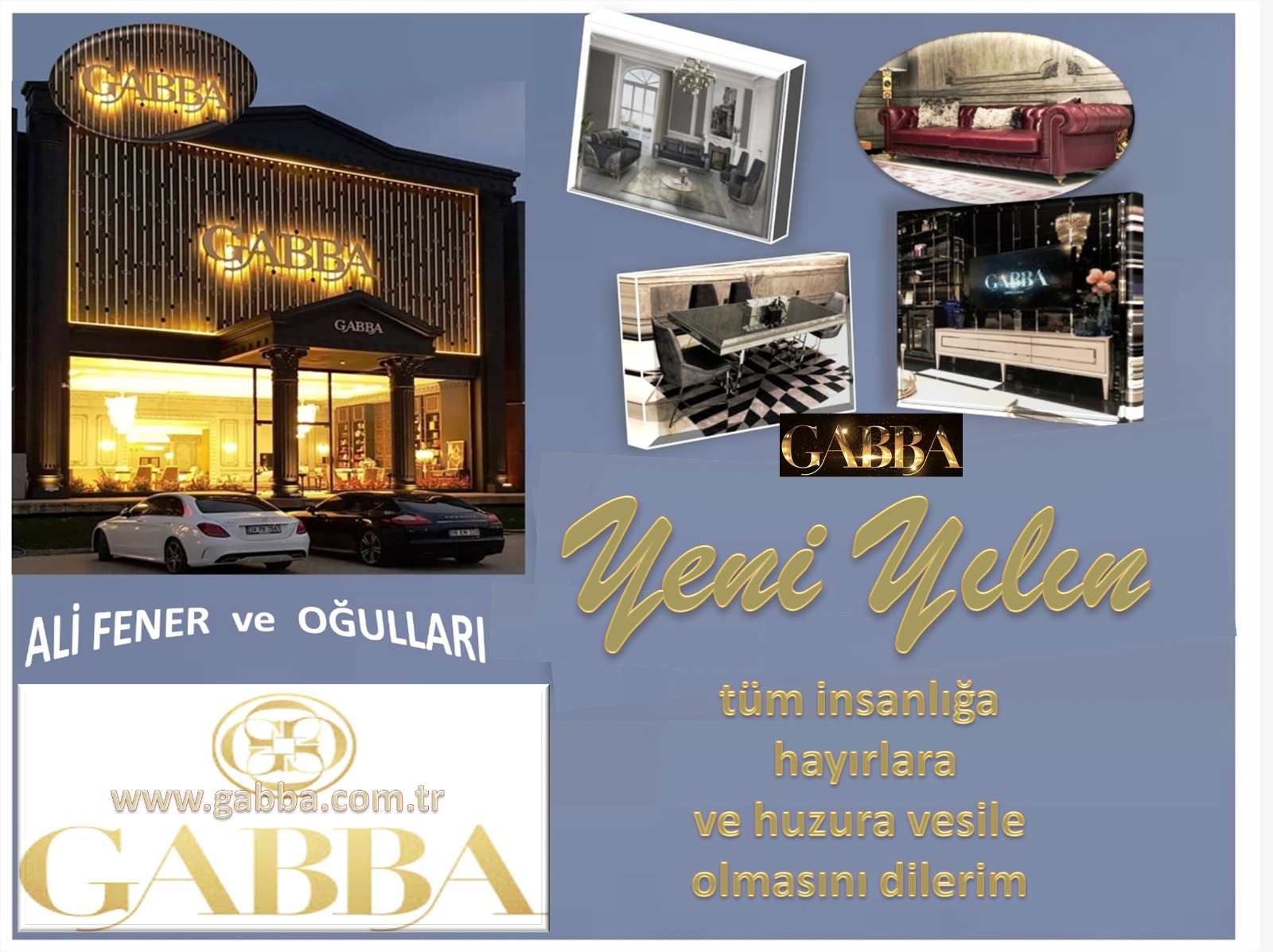 Gabba Mobilya Mutlu Yıllar Diler