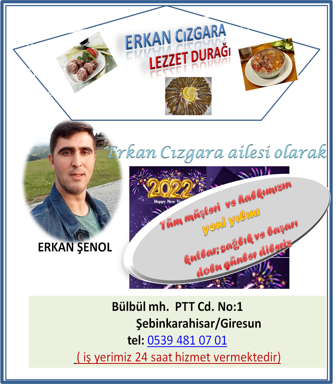 Erkan Cızgara Mutlu Yıllar Diler