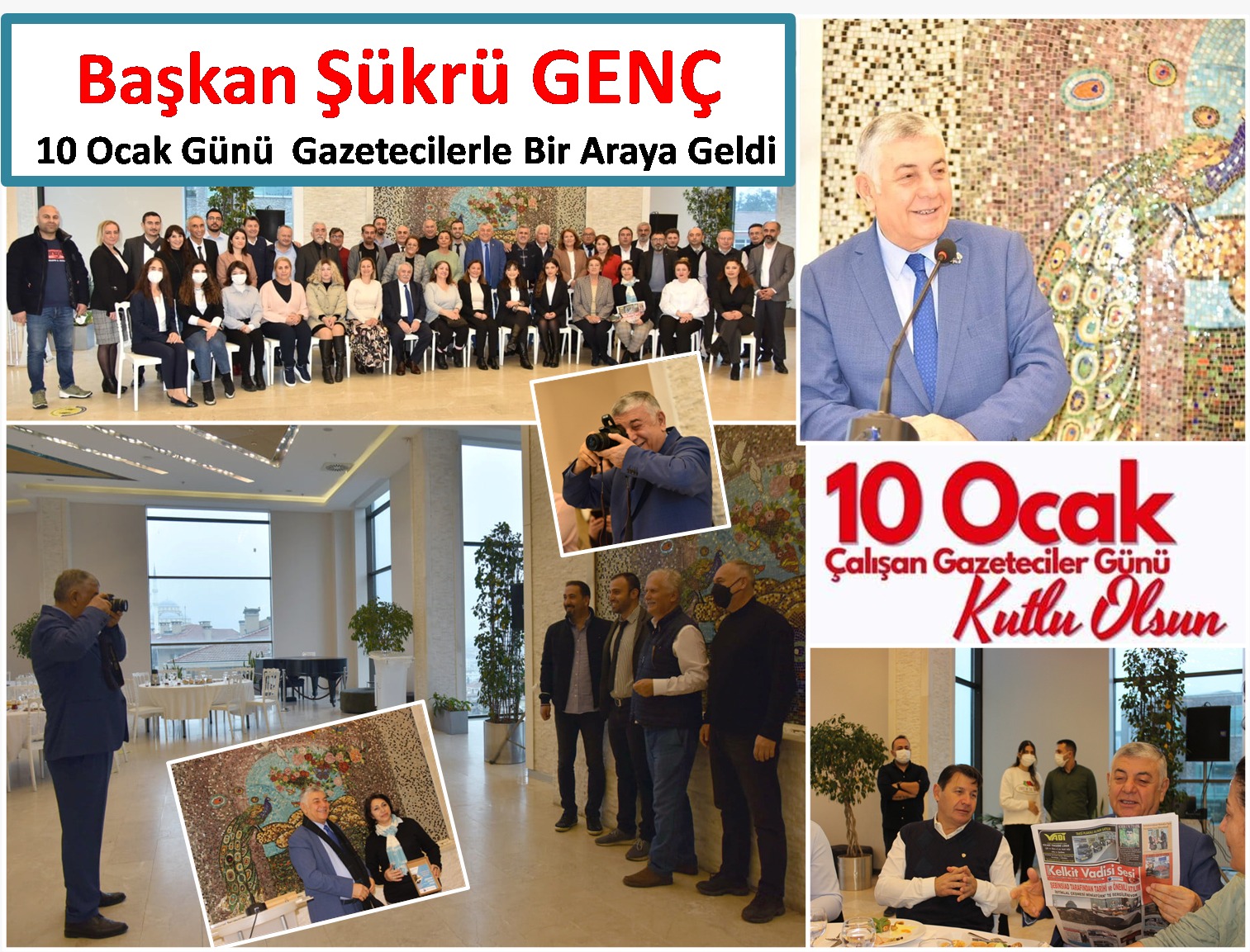 Başkan Şükrü Genç Gazetecilerle Bir Araya Geldi