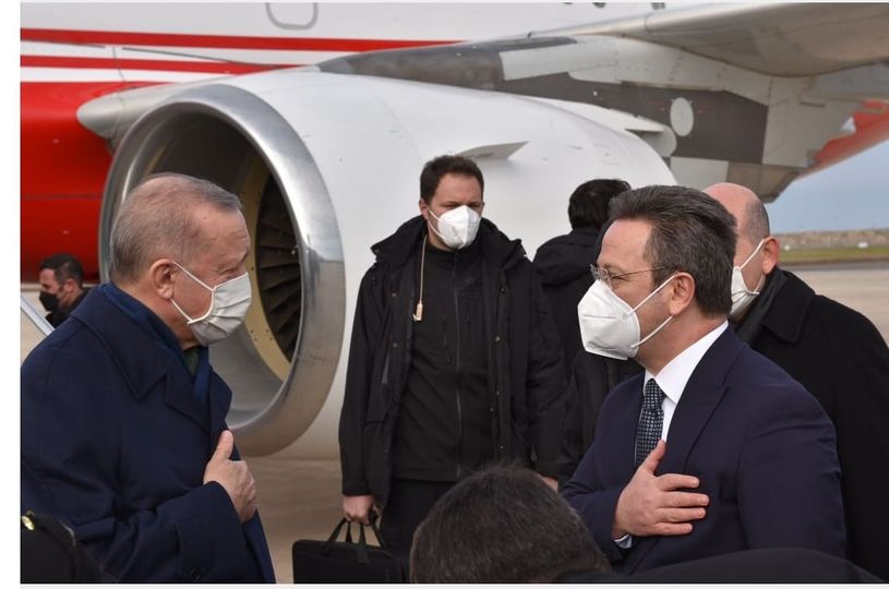 Cumhurbaşkanı Erdoğan Giresunda Coşkuyla Karşılandı