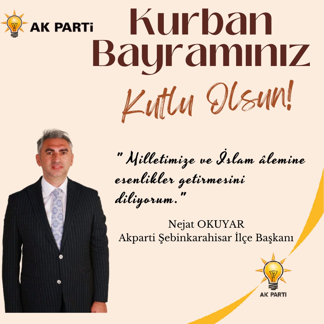 Başkan Okuyar Kurban Bayram Mesajı Yayınladı