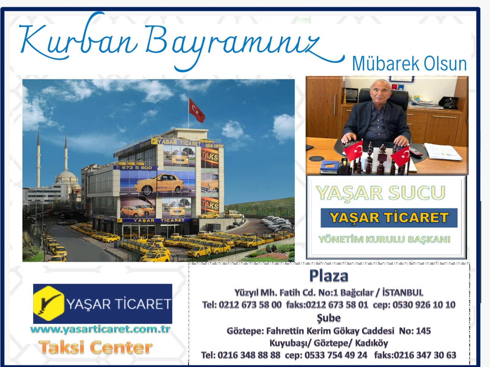 Yaşar Ticaret Mutlu Bayramlar Diler