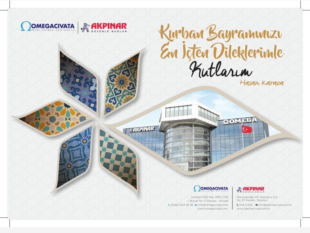 Akpınar Civata  Hasan Karaca Mutlu Bayramlar Diler