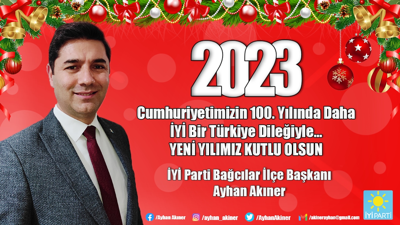 Genç Başkan Akıner Yeni Yıl Mesajı  Yayınladı