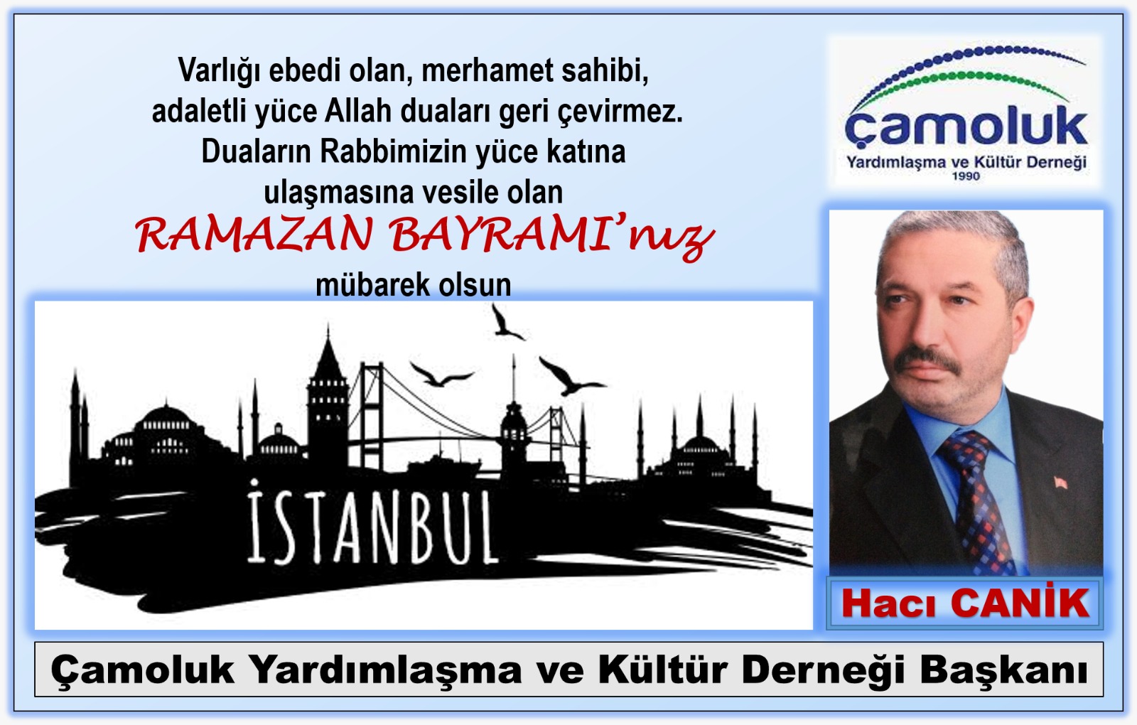 Başkan Canik Halkın Bayramını Kutladı
