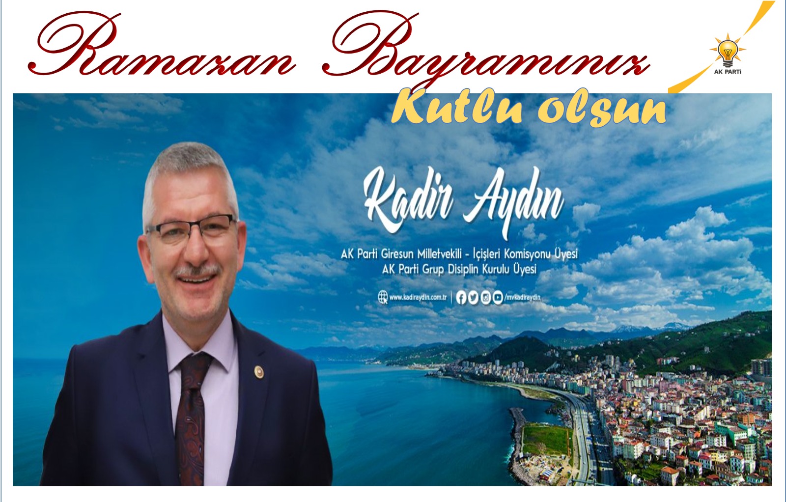 Vekil Kadir Aydın  Halkın Bayramını Kutlar