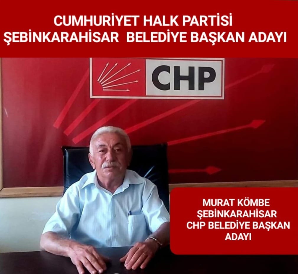 CHPden Murat Kömbe nin Adaylığı Kesinleşti