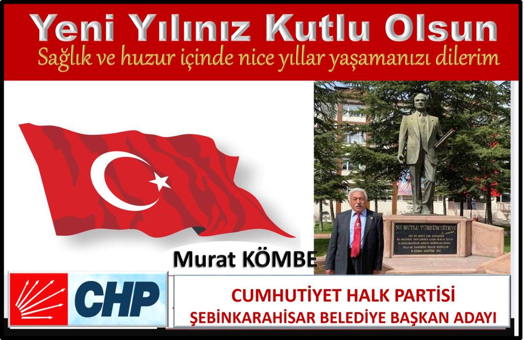 CHP Belediye Başkan Adayı Kömbe Yeni Yıl Mesajı Yayınladı