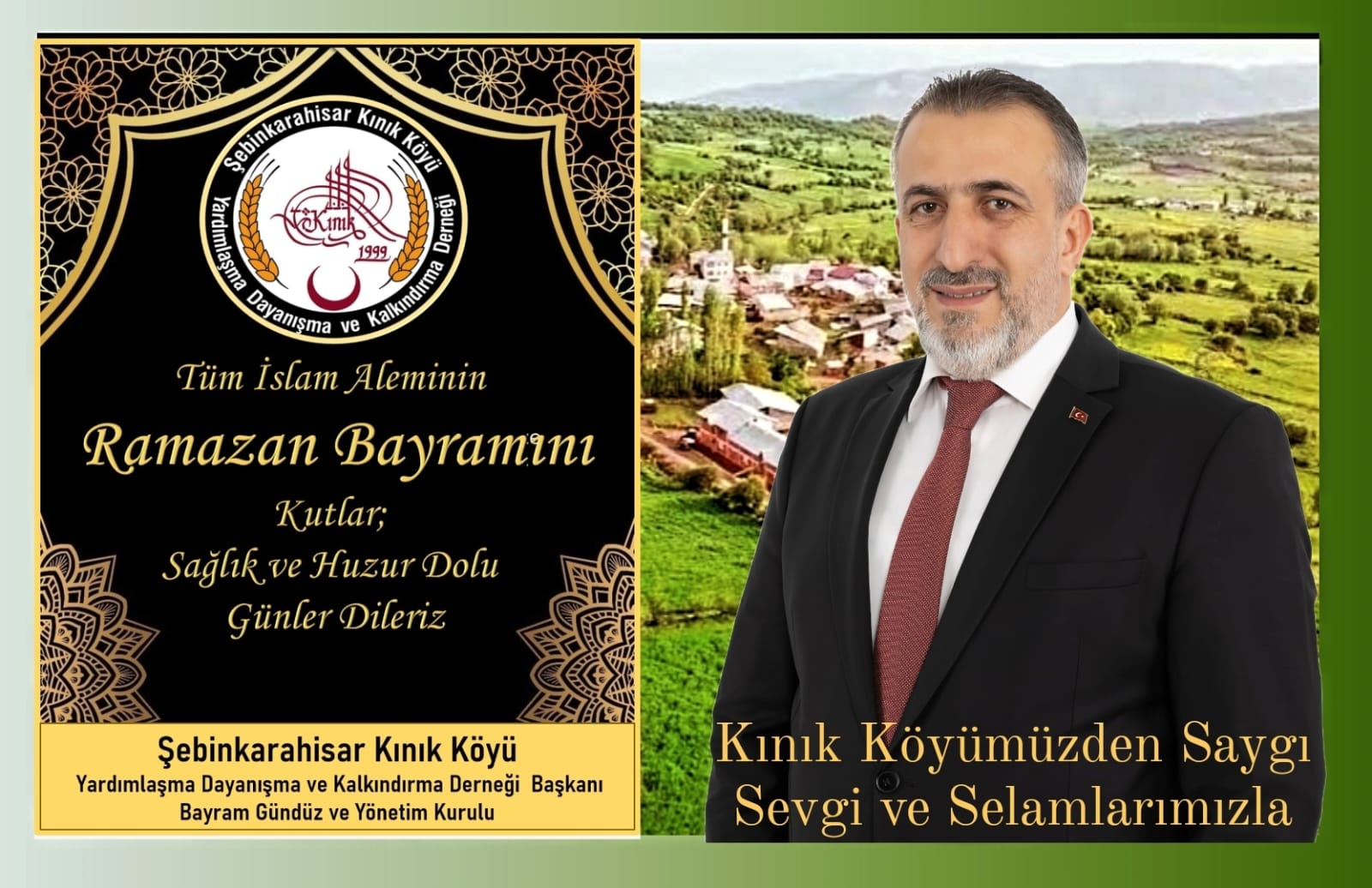 Başkan  Gündüz Bayram Mesajı yayınladı