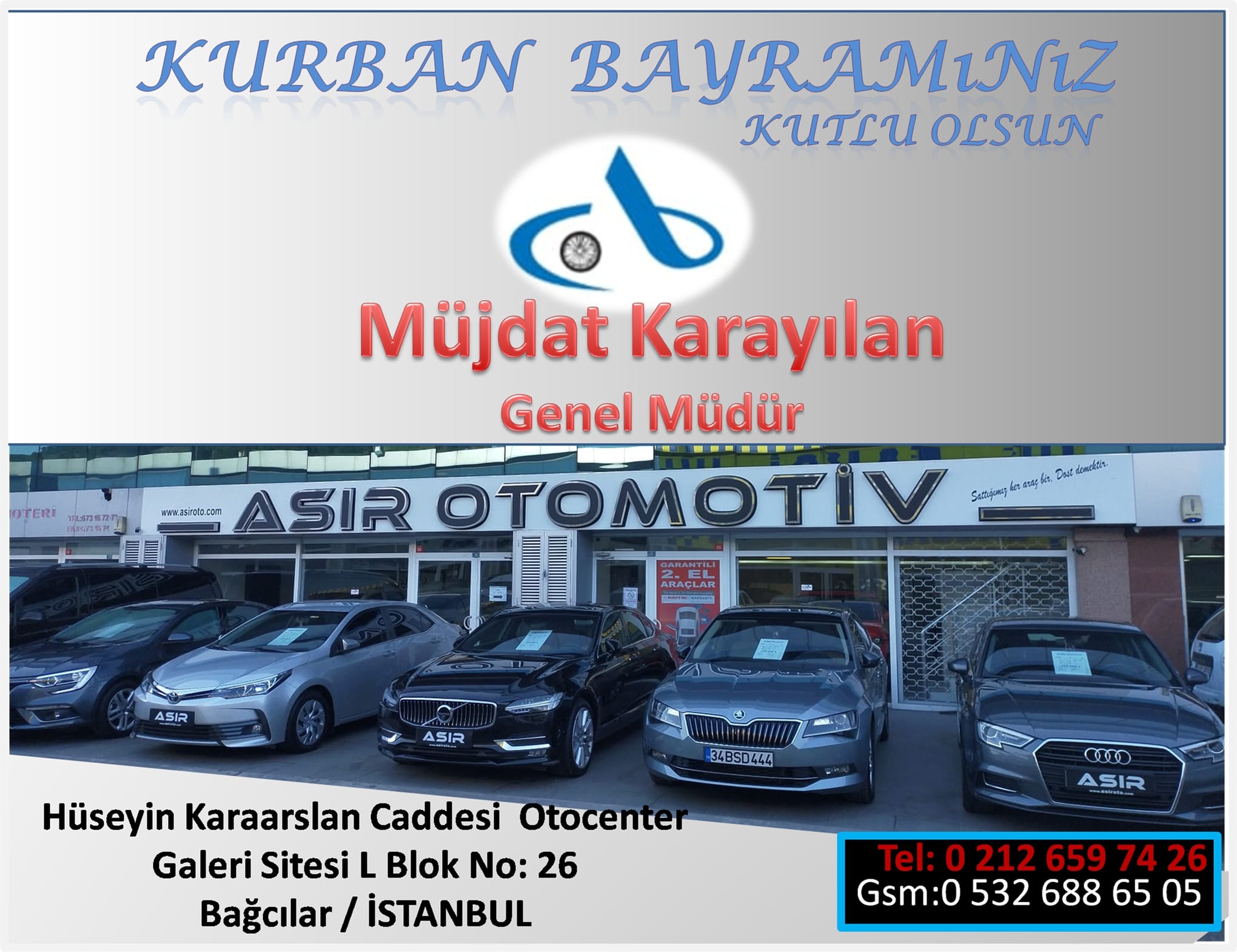 Asır Otomotiv  Kurban Bayramı Mesajı Yayınladı