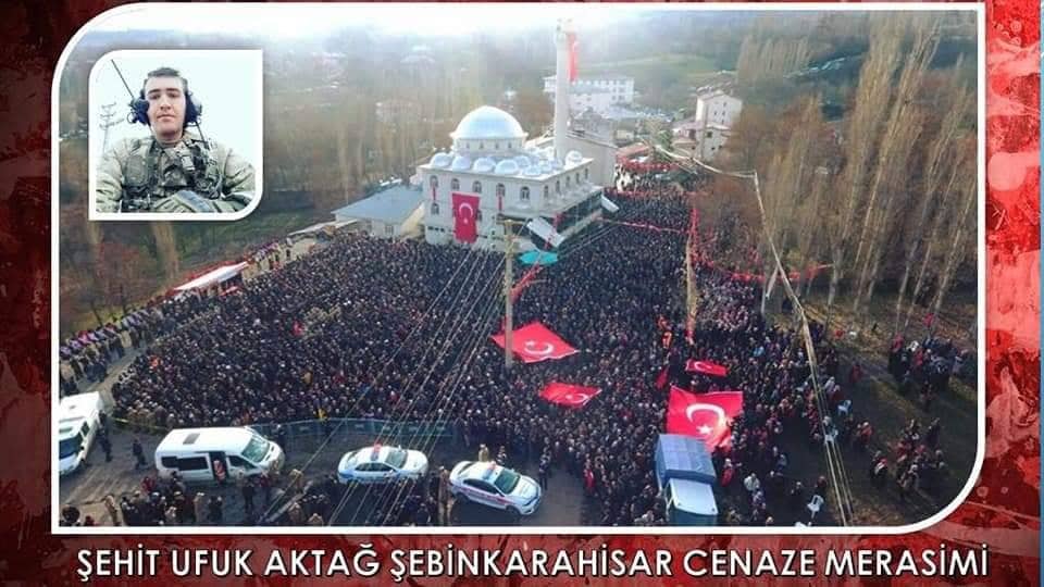 ŞEHİT UFUK AKTAĞ ÖLÜMÜNÜN 1. YIL DÖNÜMÜNDE ANILDI