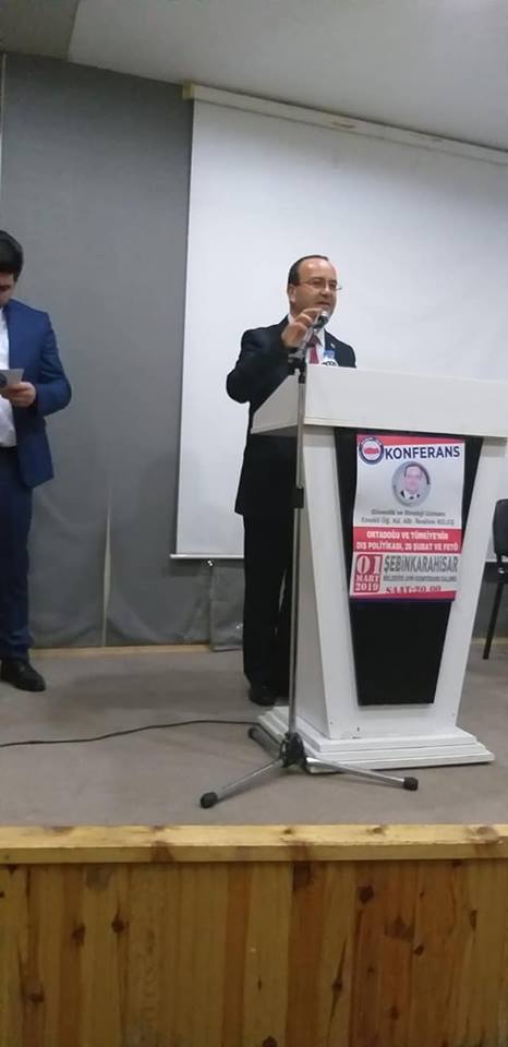 Şebinkarahisar Memur-Sen İlçe Temsilciliği Tarafından Konferans Düzenlendi
