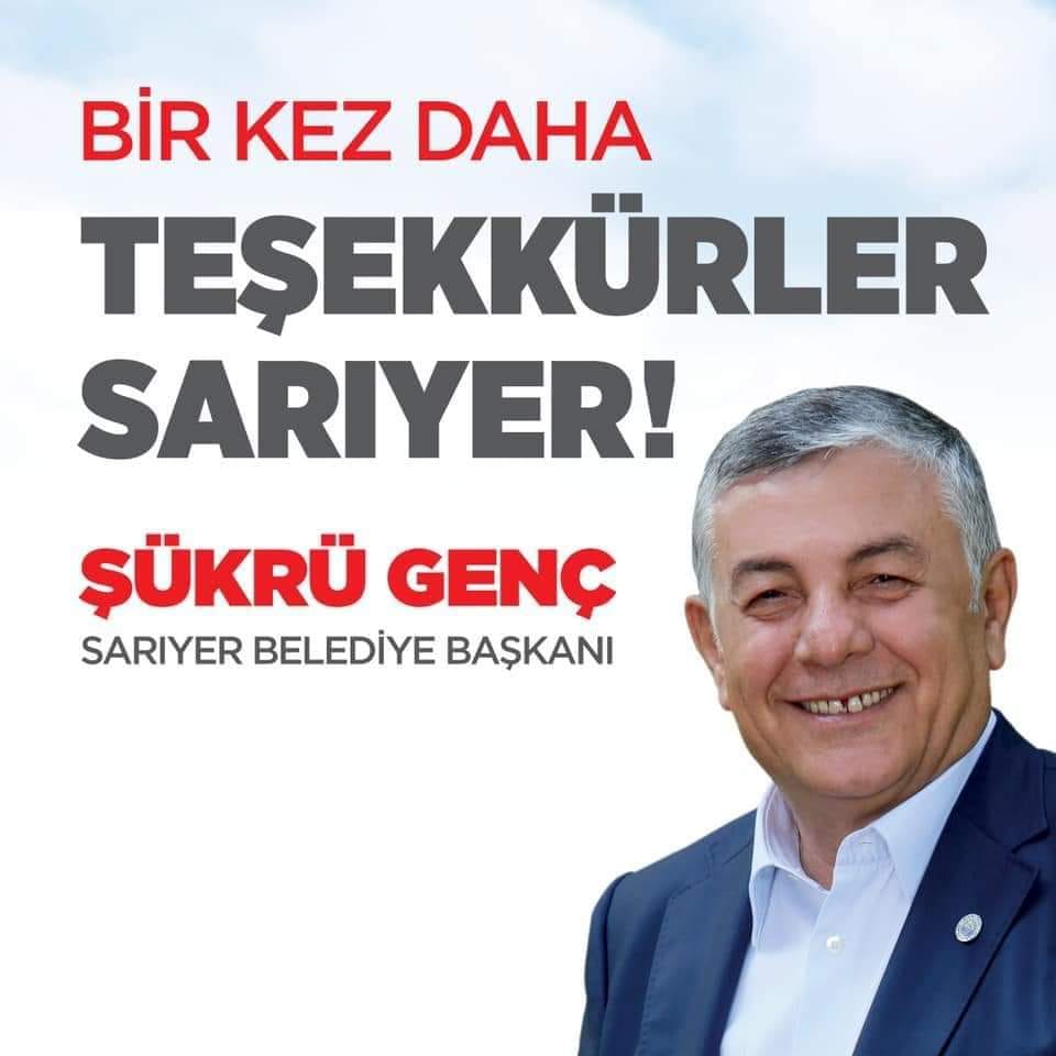 Sarıyer  3. kez Şükrü başkanla coştu
