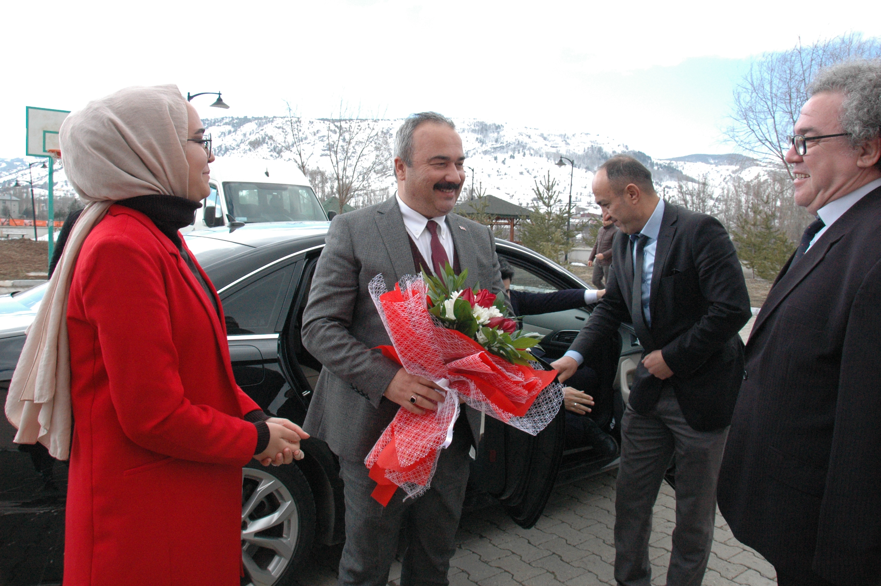 Rektör Coşkun Şebinkarahisar ve Alucrada  Birim Ziyaretlerinde Bulundu