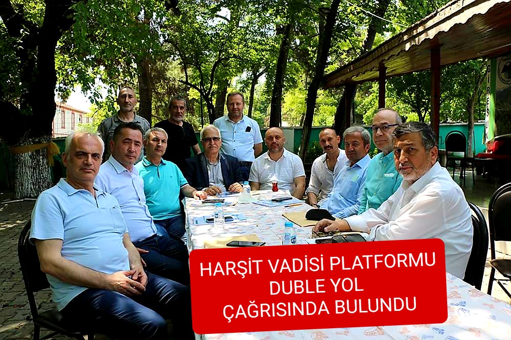 HARŞİT VADİSİ PLATFORMUNDAN DUBLE YOL ÇAĞRISI