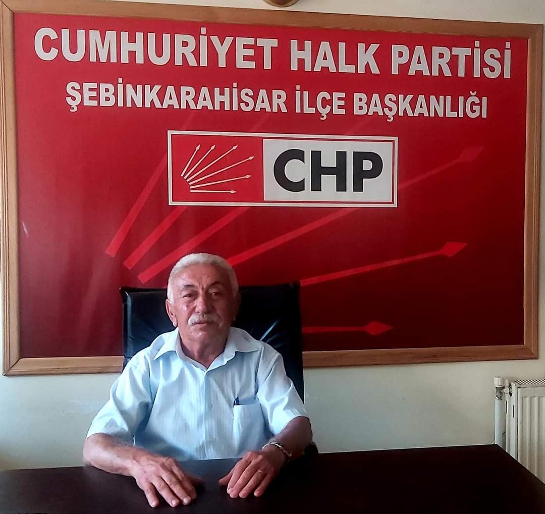 ŞEBİNKARAHİSAR CHP İLÇE BAŞKANI MURAT KÖMBE OLDU