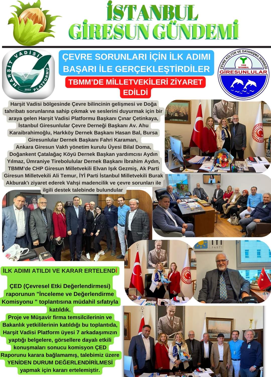 GİRESUNLULAR ÇEVRE SORUNUNA DUR DEDİ