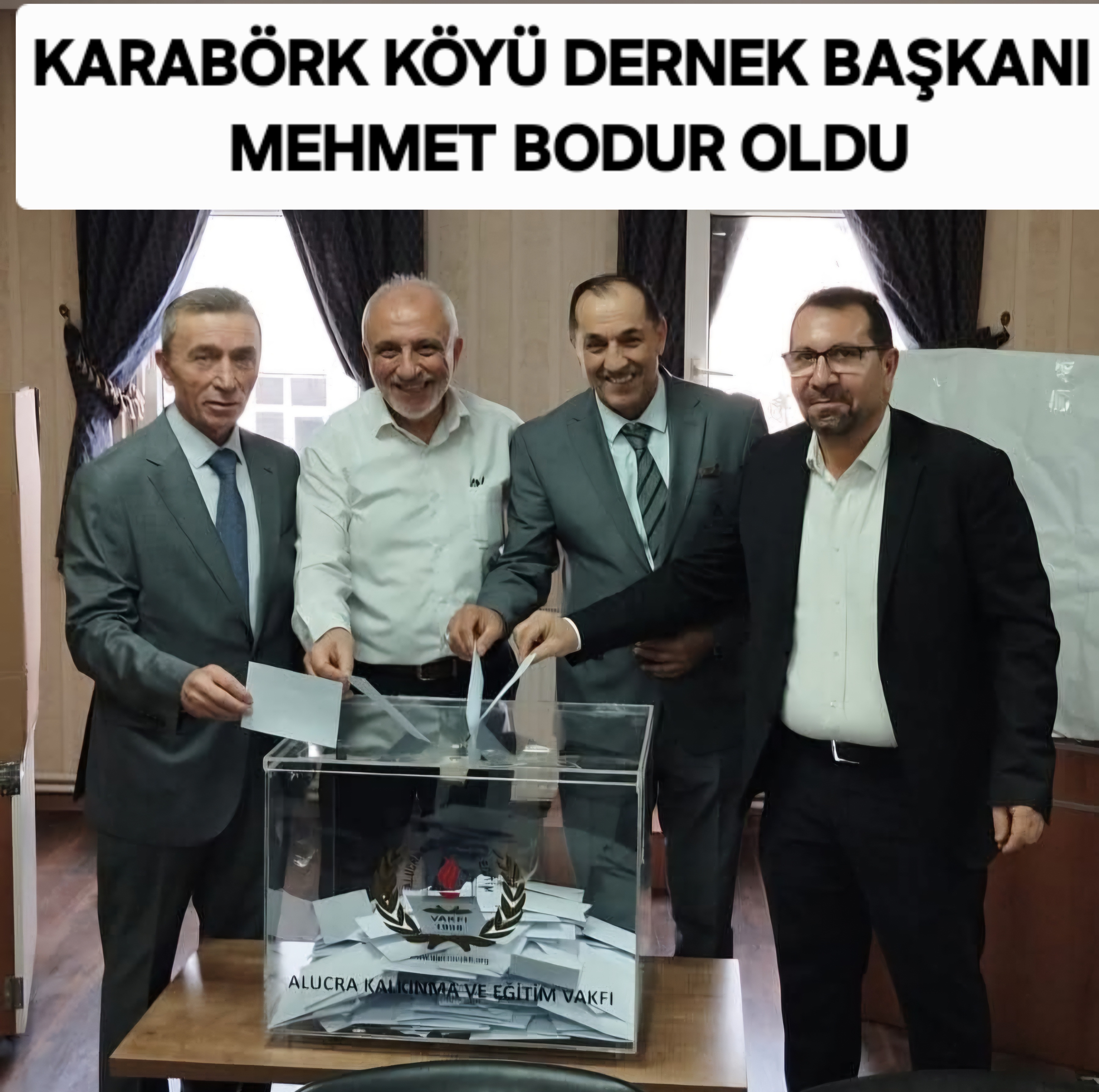 Karabörk Köyü Derneğinde BODUR Devri Başladı
