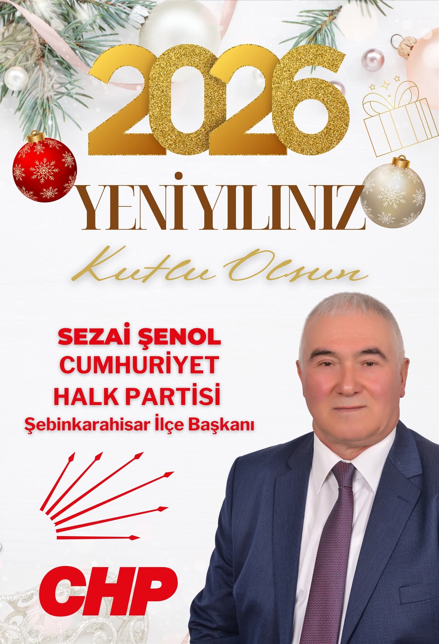 Başkan Şenol Yeni Yıl Mesajı Yayınladı