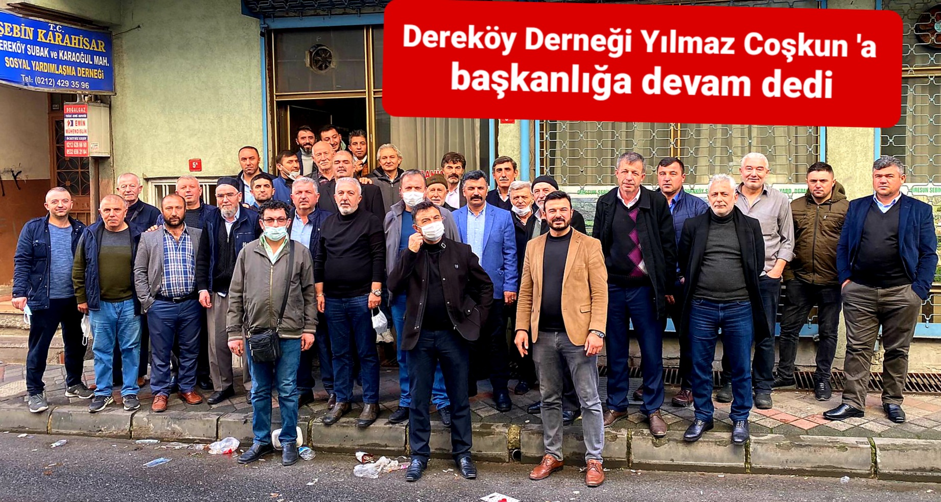 Dereköy Derneği Yılmaz Coşkun ile devam ediyor