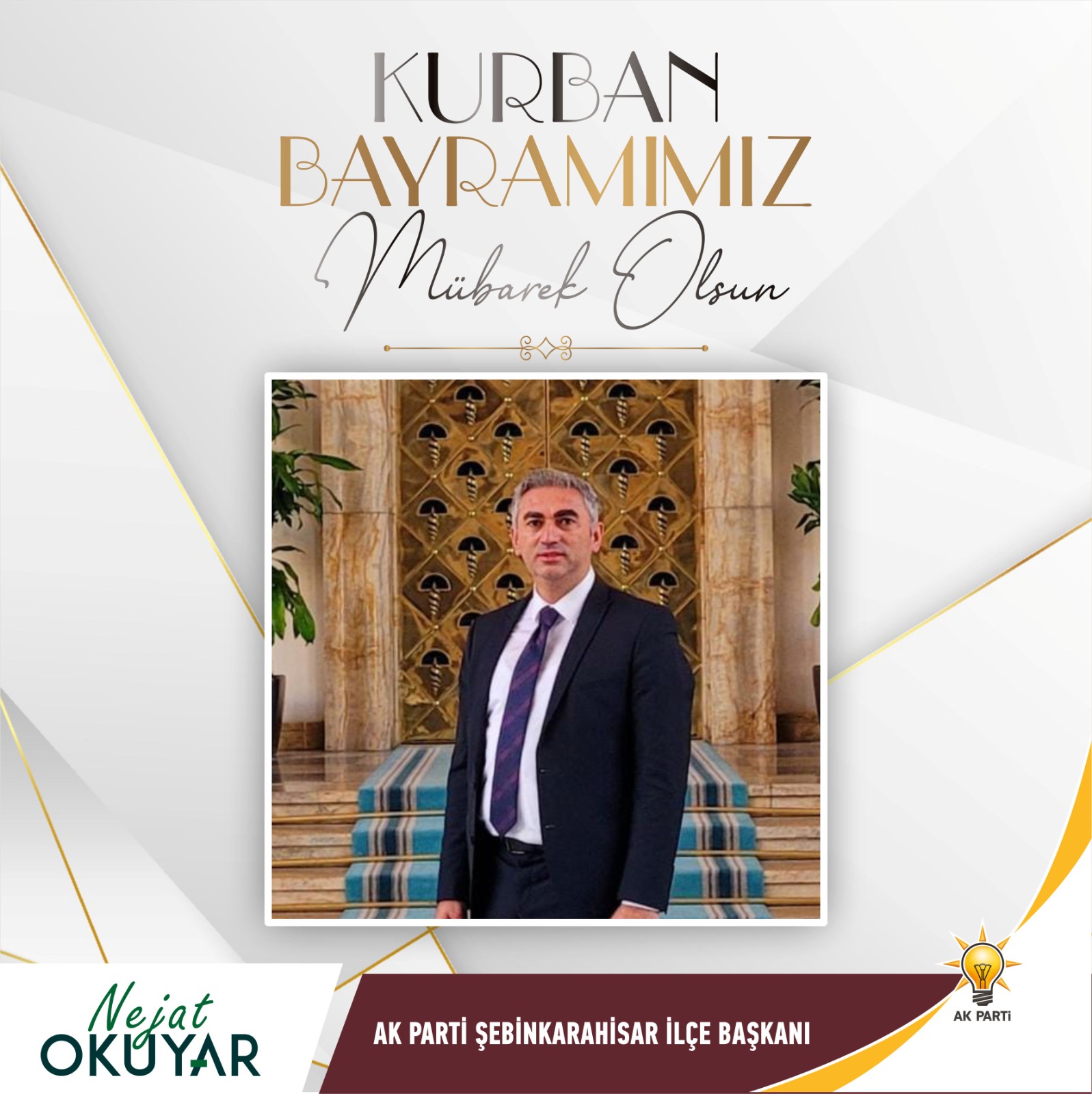 BAŞKAN OKUYAR BAYRAM MESAJI YAYINLADI 