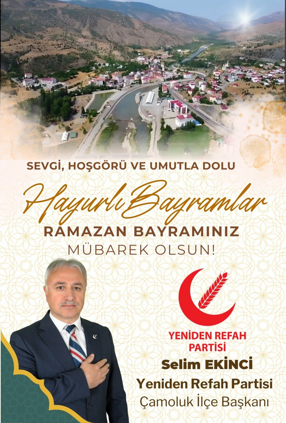 BAŞKAN SELİM EKİNCİ BAYRAM MESAJI YAYINLADI