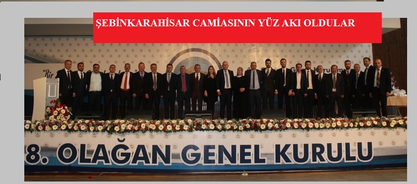 Şebinkarahisar camiasının yüz akı oldular