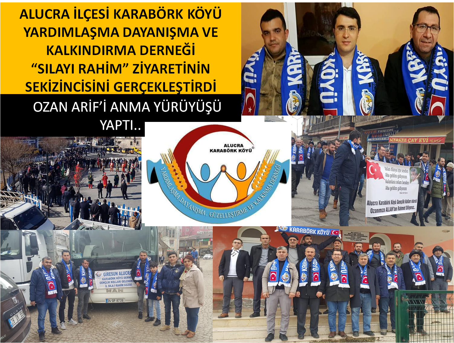 Karabörk Derneği Sılayı Rahim Gezisi  Alucra da ses getirdi